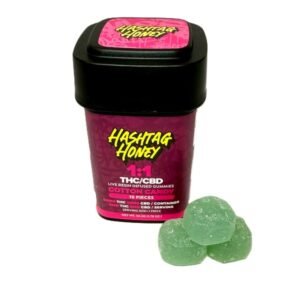 Hashtag Honey Cotton Candy Live Resin Gummies 1:1 THC/CBD